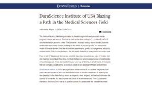 DuraScience Institute Of USA Blazing A Path In The Medical Sciences Field