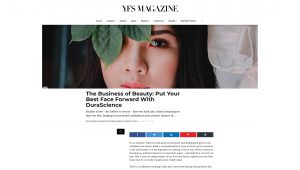 The Business Of Beauty: Put Your Best Face Forward With DuraScience